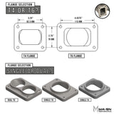T6 STAINLESS BILLET FLANGES