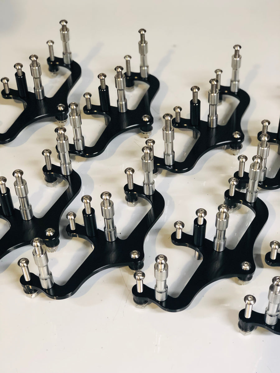 RiziR CNC IGN1A Smart Coil Bracket Mounts – RX7, B16, K24, K20, SR20, 4 Cylinder, USA Made