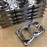 stainless steel precision turbo flange t6 dual 