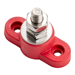 Orifort 5/16" Single Stud Battery Junction Post - 1 Pair, 200A, Nylon & Stainless Steel For Car, RV, Boat